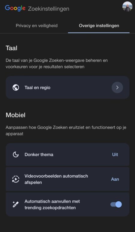 google zoekwoorden trends